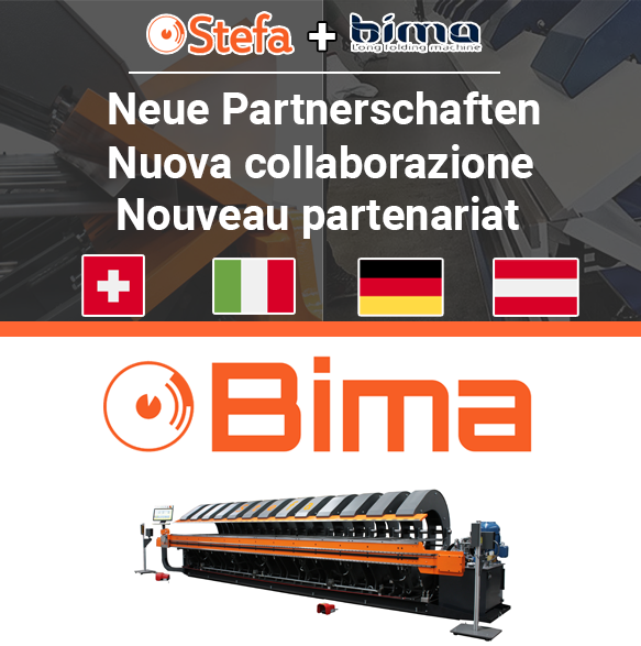 New partnership: Stefa + BIMA long folding machine