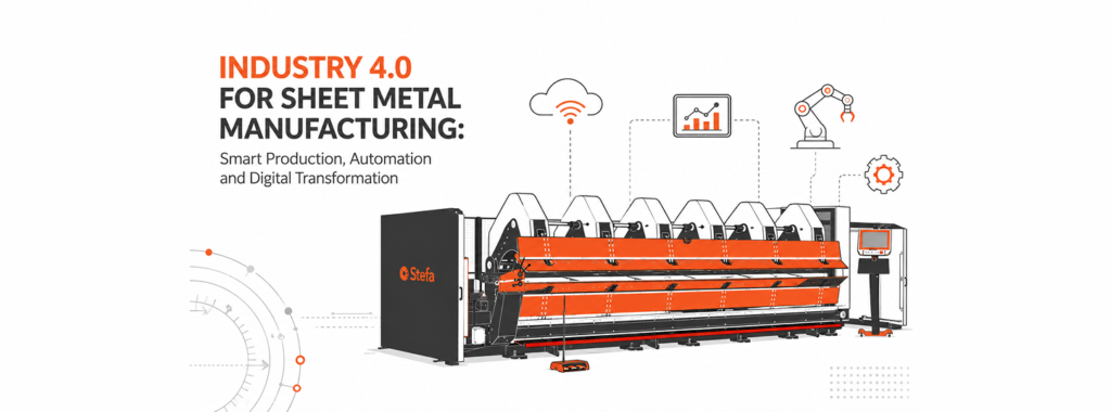 Industry 4.0 for Sheet Metal Manufacturing: Smart Production, Automation and Digital Transformation